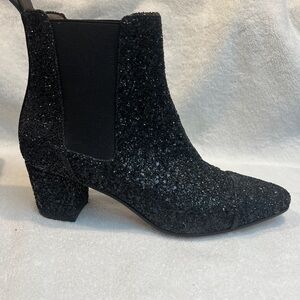 Hugo Boss Black Glitter Ankle Boots